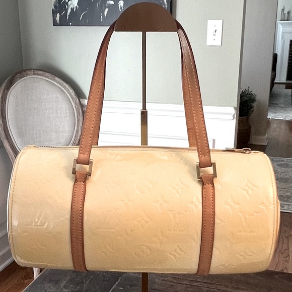 Louis Vuitton Handbags - LOUIS VUITTON Vernis Yellow Leather Bedford Monogram Shoulder Bag